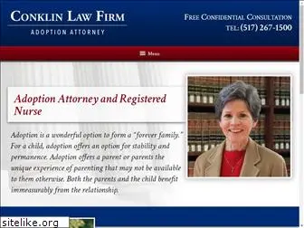 conklinadoptionlaw.com