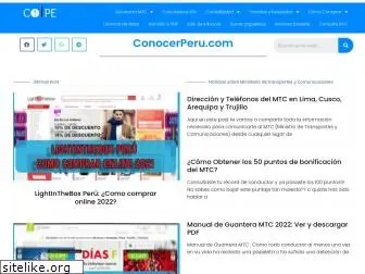 conocerperu.com