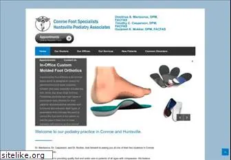 conroefootspecialists.com