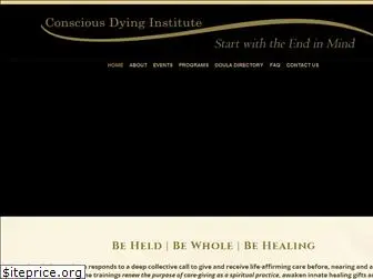 consciousdyinginstitute.com