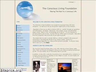 consciouslivingfoundation.org