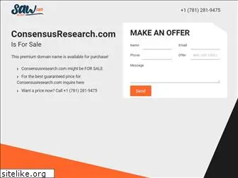 consensusresearch.com