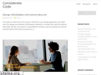 consideratecode.com