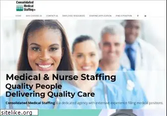 consolidatedmedicalstaffing.com