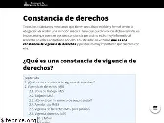 constanciadevigenciadederechos.com