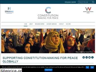 constitutionmakingforpeace.org