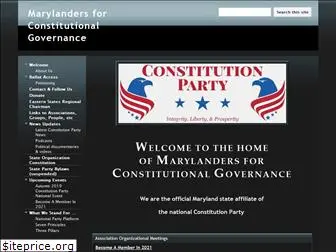 constitutionpartymd.com