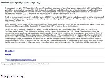 constraint-programming.com