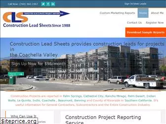 constructionleadsheets.com