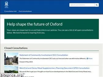 consultation.oxford.gov.uk