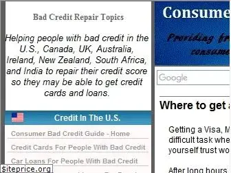 consumerbadcreditguide.com