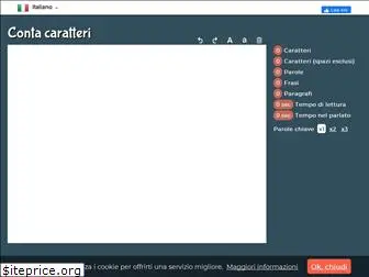 contacaratteri.it