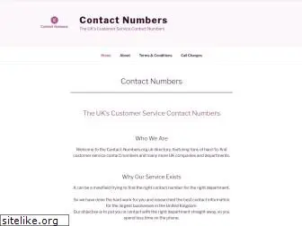 contact-numbers.org.uk