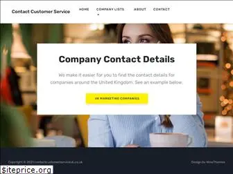 contactcustomerserviceuk.co.uk