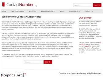 contactnumber.org