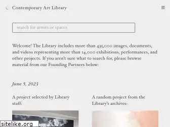 contemporaryartlibrary.org