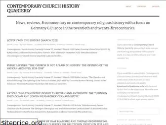 contemporarychurchhistory.org