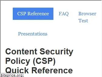 content-security-policy.com