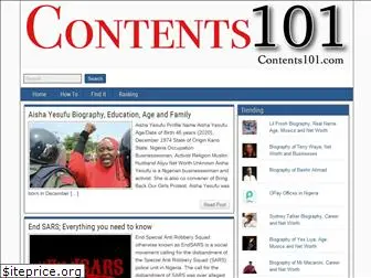 contents101.com