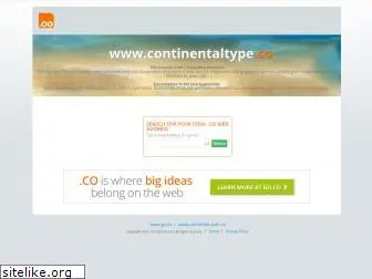 continentaltype.co