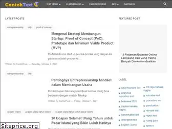 contohtext.com