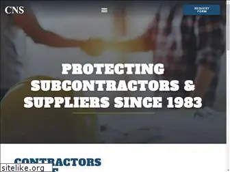 contractorsnoticeservices.com
