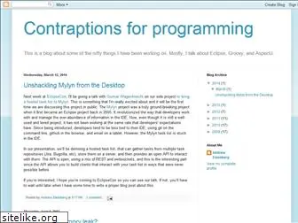 contraptionsforprogramming.blogspot.com