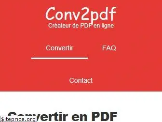 www.conv2pdf.com