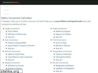 conversion-metric.org