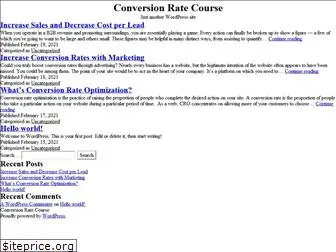 conversionratecourse.com