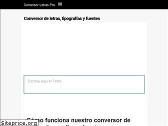 conversorletras.pro