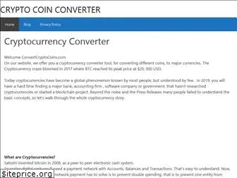 convertcryptocoins.com thumbnail