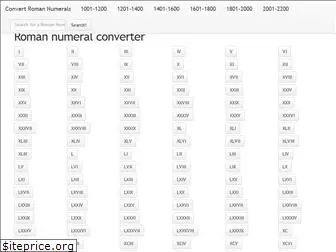 convertromannumerals.com