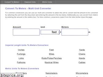 converttometers.com