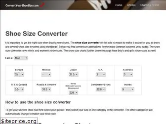 convertyourshoesize.com