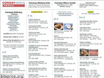 conwaymenus.com