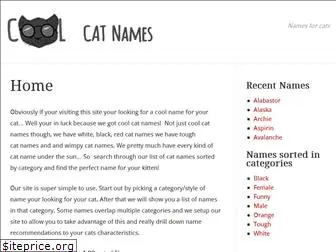 coolcatnames.org