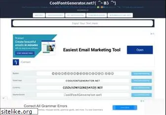 coolfontgenerator.net