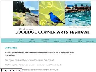 coolidgecornerartsfestival.com