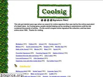 coolsig.com