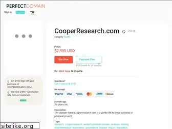 cooperresearch.com