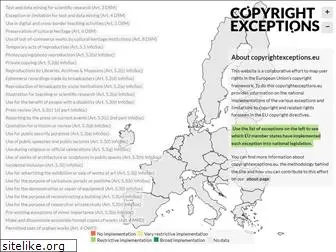 copyrightexceptions.eu