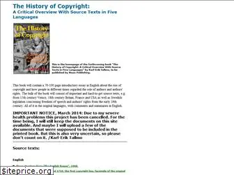 copyrighthistory.com