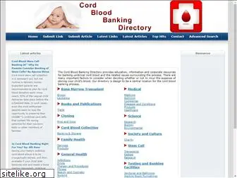 cordbloodbankingdirectory.com