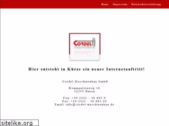 cordel-maschinenbau.de