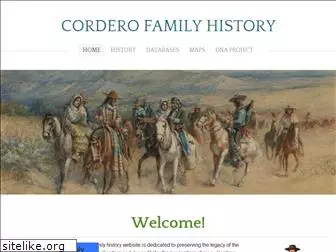 corderofamilyhistory.com