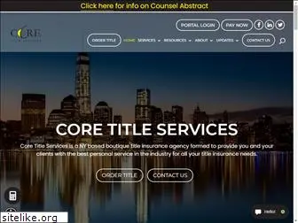 coretitleny.com