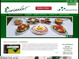 corianderindiangrill.com