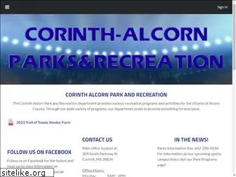 corinthalcornparks.com