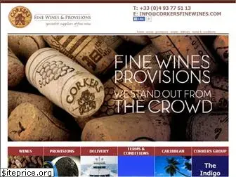 corkersfinewines.com